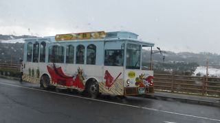 ループ麒麟獅子 --- 鳥取市内を循環するバスです。ばっちり見ることは出来ましたが、残念ながら乗る機会はなかったです。