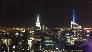 展望台から摩天楼を一望