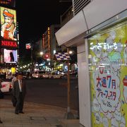 昔からの札幌の繁華街の出入り口