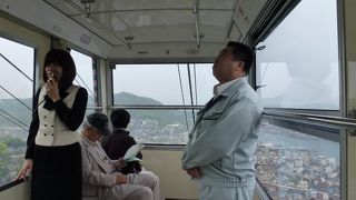 千光寺山ロープウェイ --- 尾道市街地を一望したいのであれば、利用すると便利です。