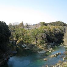 豊川と宇連川の合流点から。