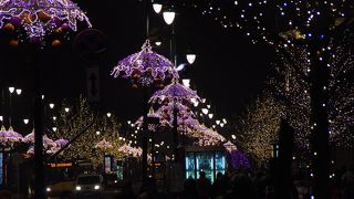 クリスマスの時期はとっておきのイルミネーションが見られます☆