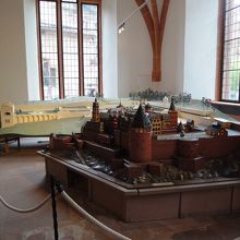 城の内部見学にて