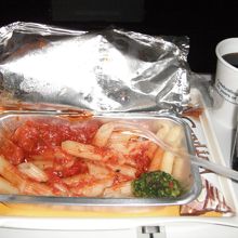 往路の機内食