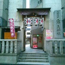 お初天神 裏参道