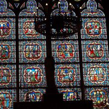 聖書の再現、ステンドグラス