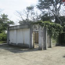 これが旧フランス領事館の遺構です