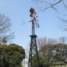 風車も再現されていました