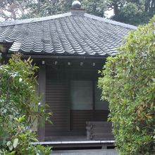 木々に覆われて、本堂撮れません。