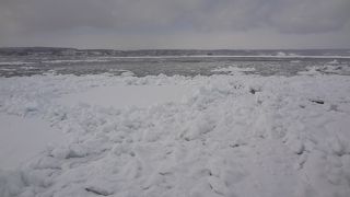 流氷が一杯