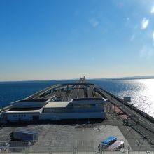 海ほたるから見た木更津方面