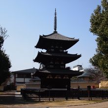 三重塔もあります（国宝）　