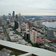 展望台からセーフコフィールド方面の景色