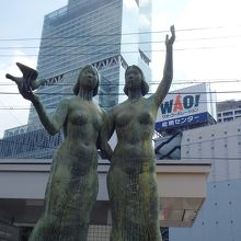 あべのハルカスとよくマッチ。以前からあったはずなのに不思議だ