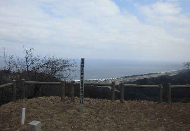 富山県と新潟県の県境近くの古城跡