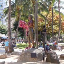 デュークの横顔。