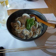 あさりうどんは旨味たっぷり♪