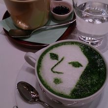 ラテアートがかわいいです♪