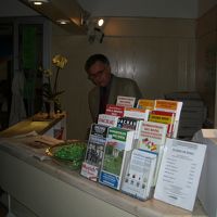 愛想のよいフロントスタッフでした