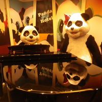パンダの置物があります