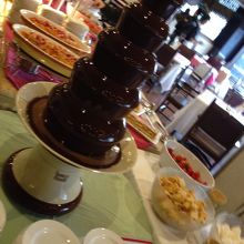 チョコレートファウンテン