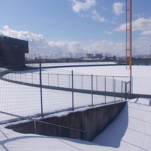 冬のオーシャンスタジアムの風景