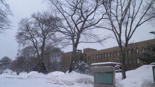 まだ雪がたくさん積もっていました