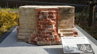 明治のガスタンク基礎