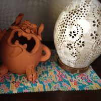 可愛らしい置物。