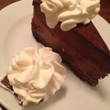 チョコレートのチーズケーキ