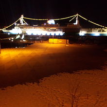 摩周丸も勿論目の前に望めます