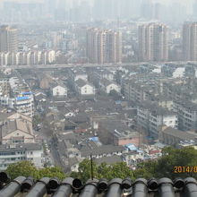 杭州市内が見渡せます。