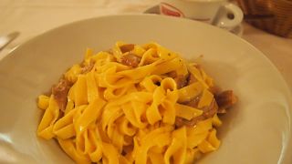 ナヴォーナ広場の近くのこじんまりとしたイタリアンレストラン