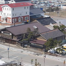 高台から眺めた横山家の様子