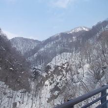 雲石峡付近の景観