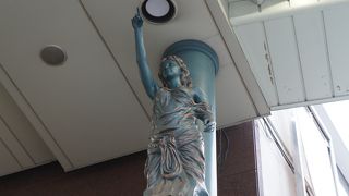 アーケードを飾るモニュメント