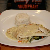 メインディッシュは魚