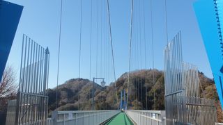 揺れない吊橋です