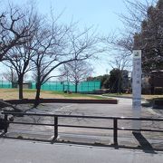 羽田地区の公園、近くにはつばさ総合高校があります