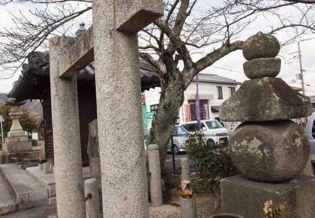 當麻寺へ行く途中