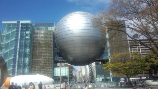 球体のデザインが目を引く