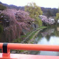 赤い橋から見た宮川