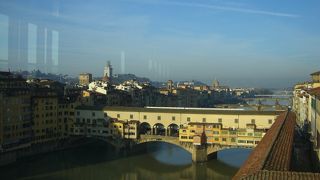 アルノ川に架かる有名な橋