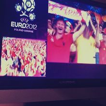 EURO2012の決勝の日。店員さんハイテンション！
