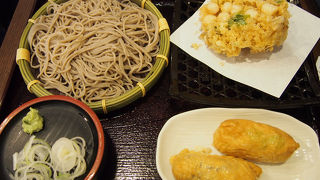 安く美味しくお蕎麦がいただけました