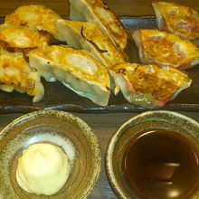 三種の盛り合わせ