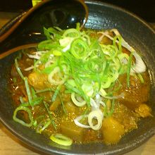 牛筋と豆腐の柔らか煮込み