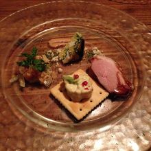 季節の前菜4種盛り合わせ