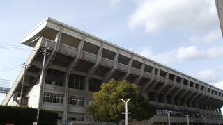 臨場感を味わえるスタジアムです