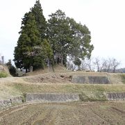 福原城（佐用城）　小さな城ですが曲輪などの遺構が良く残っています。